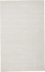 Close-up of a Feizy Batisse White Area Rug. The rug is hand woven with a subtle horizontal texture. Design-Rectangle