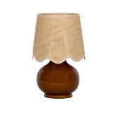 Wokila Tan Solid Ceramic Table Lamp