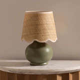 Kupua Green Solid Ceramic Table Lamp