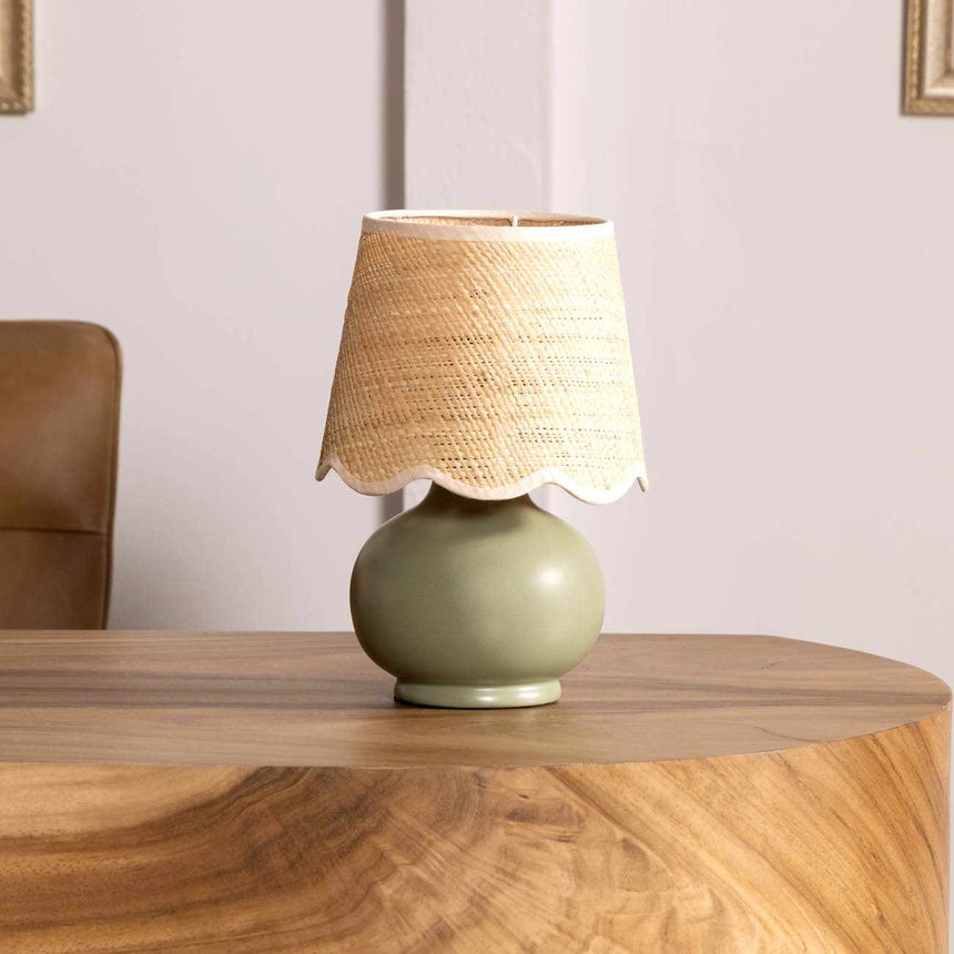 Theisseil Green Table Lamp