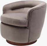 Hithadhoo Dark Red Swivel Chair - Clearance