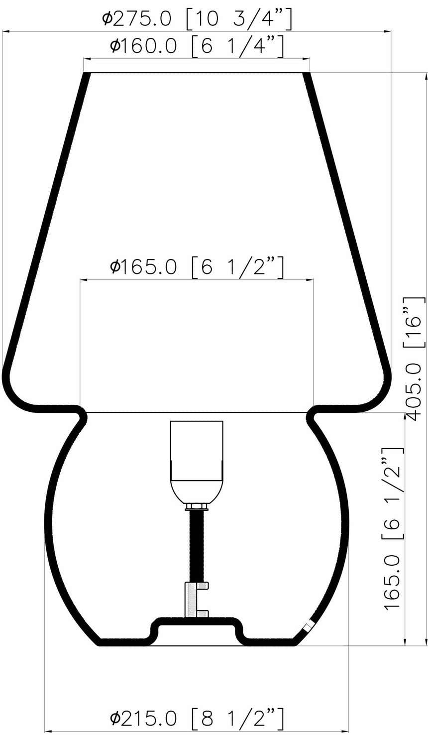 Salindres White Table Lamp - Clearance