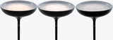 Charcoal Modern Table Lamp for bedside or console tables
