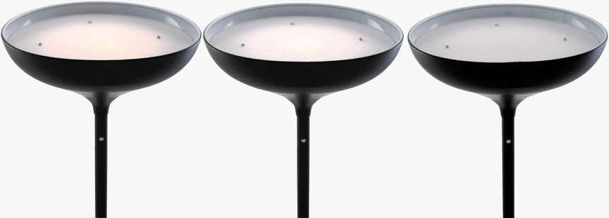 Charcoal Modern Table Lamp for bedside or console tables