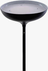 Charcoal Modern Table Lamp for bedside or console tables