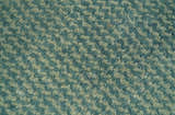 Light Blue and Beige Stripes Design Contemporary Custom Made wool Area Rug