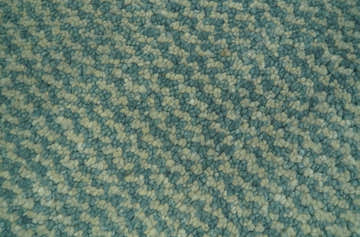 Light Blue and Beige Stripes Design Contemporary Custom Made wool Area Rug