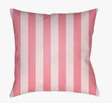 Kids Pink Princess Print Decorative Nursery Outdoor Throw Pillow