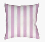 Kids Purple Princess Print Decorative Nursery Outdoor Throw Pillow