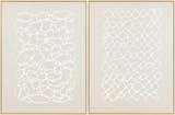 Muted Light Gray Modern Framed Wall Art for modern gallery walls