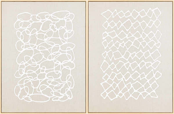 Muted Light Gray Modern Framed Wall Art for modern gallery walls