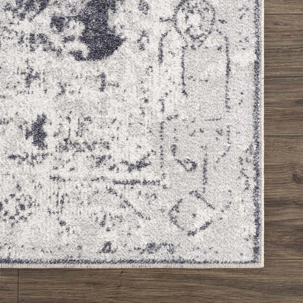 Sample Ivory Hera Washable Area Rug