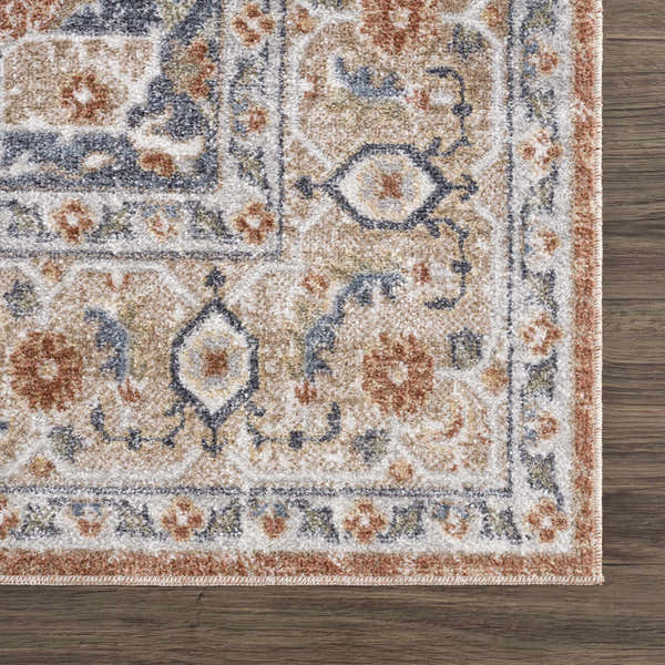 Sample Gael Rust Washable Area Rug