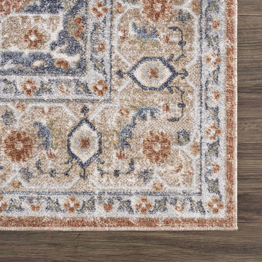 Sample Gael Rust Washable Area Rug