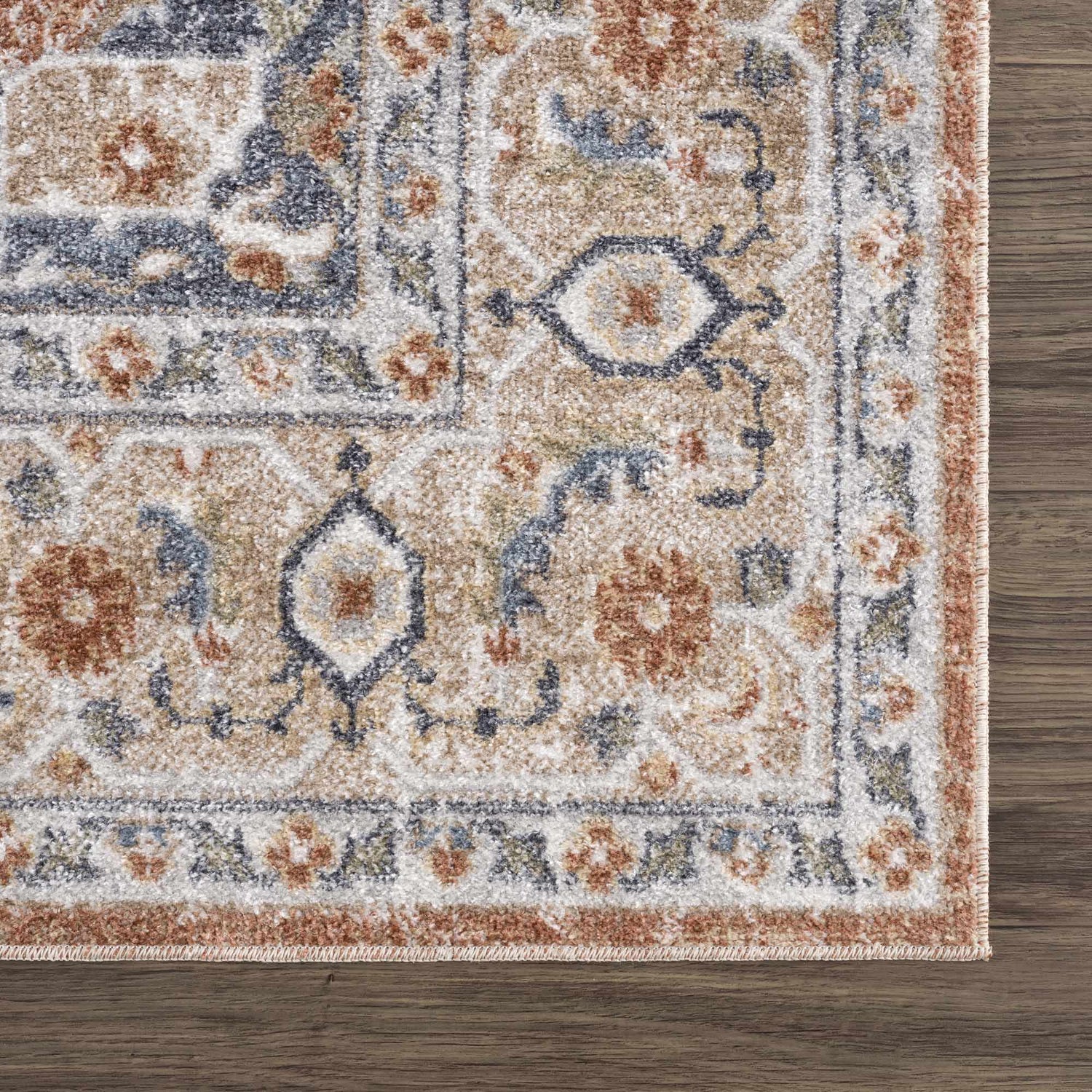 Sample Gael Rust Washable Area Rug