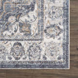 Sample Aurum Blue Washable Area Rug