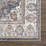 Sample Aurum Blue & Beige Washable Area Rug