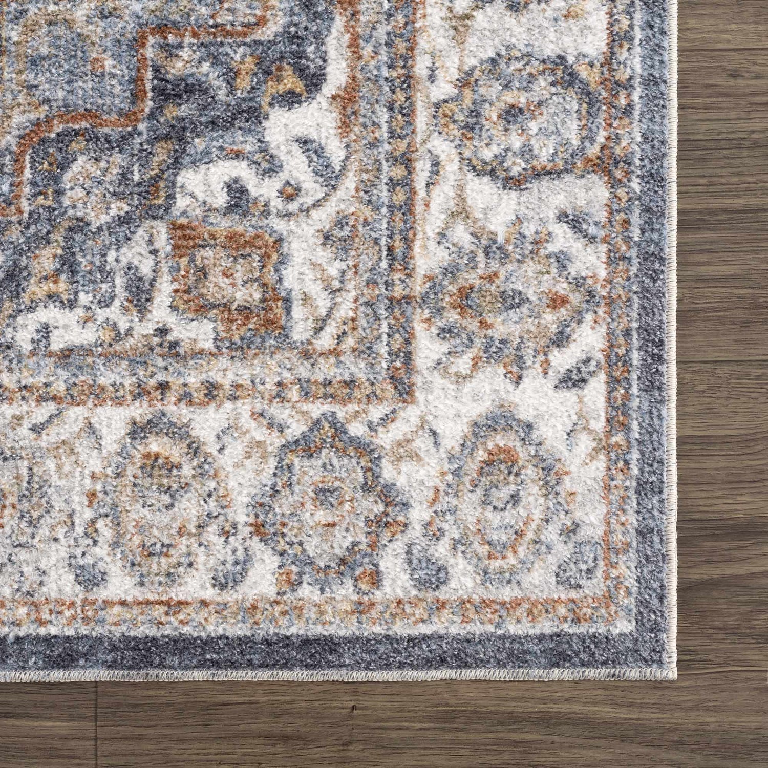 Sample Aurum Blue & Beige Washable Area Rug