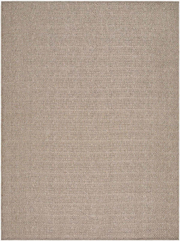 Sample Nitumu Tan Traditional Coastal Outdoor Safe Machine Woven Area Rug
