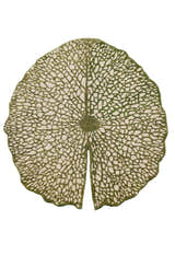 Lotus Lace Green Hand Tufted Wool Area Rug