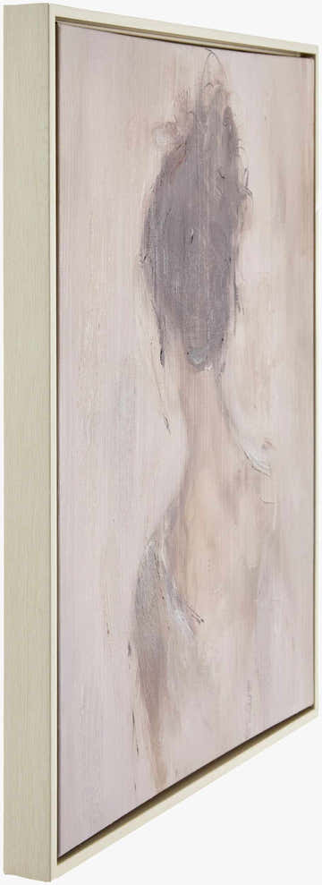 Soft Light Gray Modern Framed Wall Art for modern gallery walls