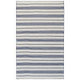 Feizy Duprine Transitional Stripes - White/Ivory/Blue Area Rug