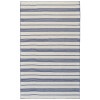 Feizy Duprine Transitional Stripes - White/Ivory/Blue Area Rug