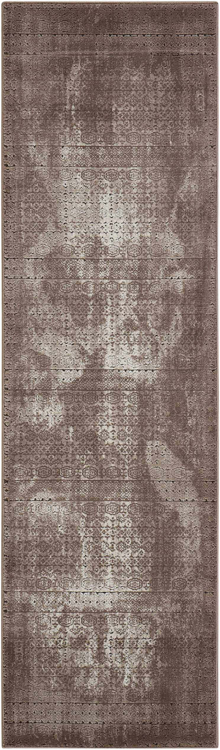 Detailed texture of a Nourison Karma Ash Vintage Area Rug.