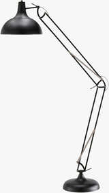 Indergarh Black Floor Lamp