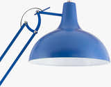 Aqua Blue Rustic Floor Lamp for living rooms or reading corners