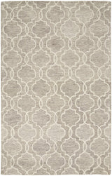 Feizy Belfort Transitional Trellis & Lattice - Gray/Ivory Area Rug