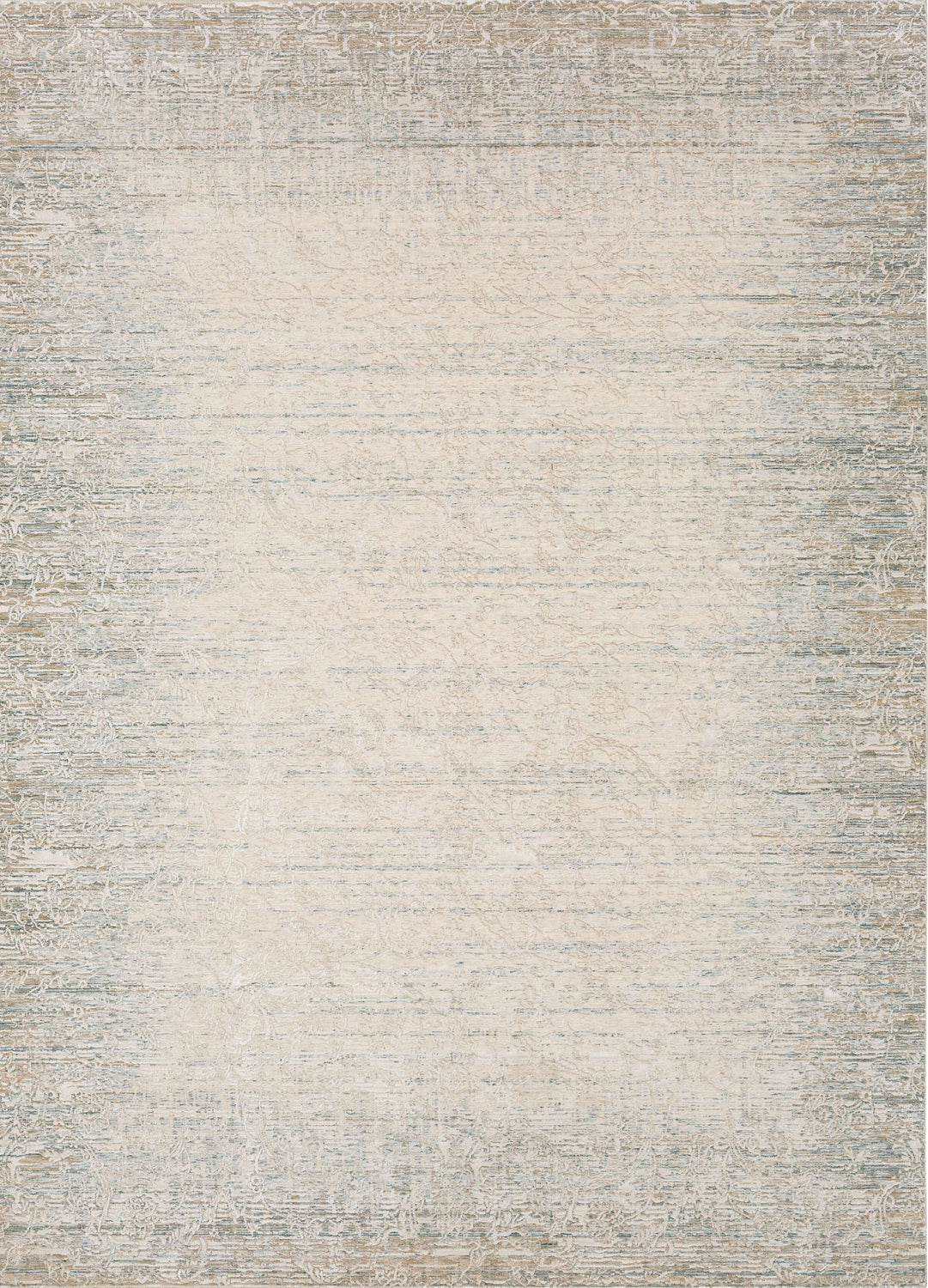 Karastan Mandawa Cream Dark Grey Area Rug