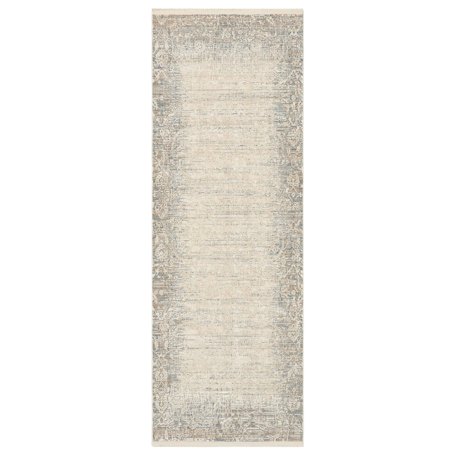 Karastan Mandawa Cream Dark Grey Area Rug