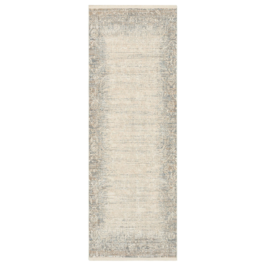 Karastan Mandawa Cream Dark Grey Area Rug