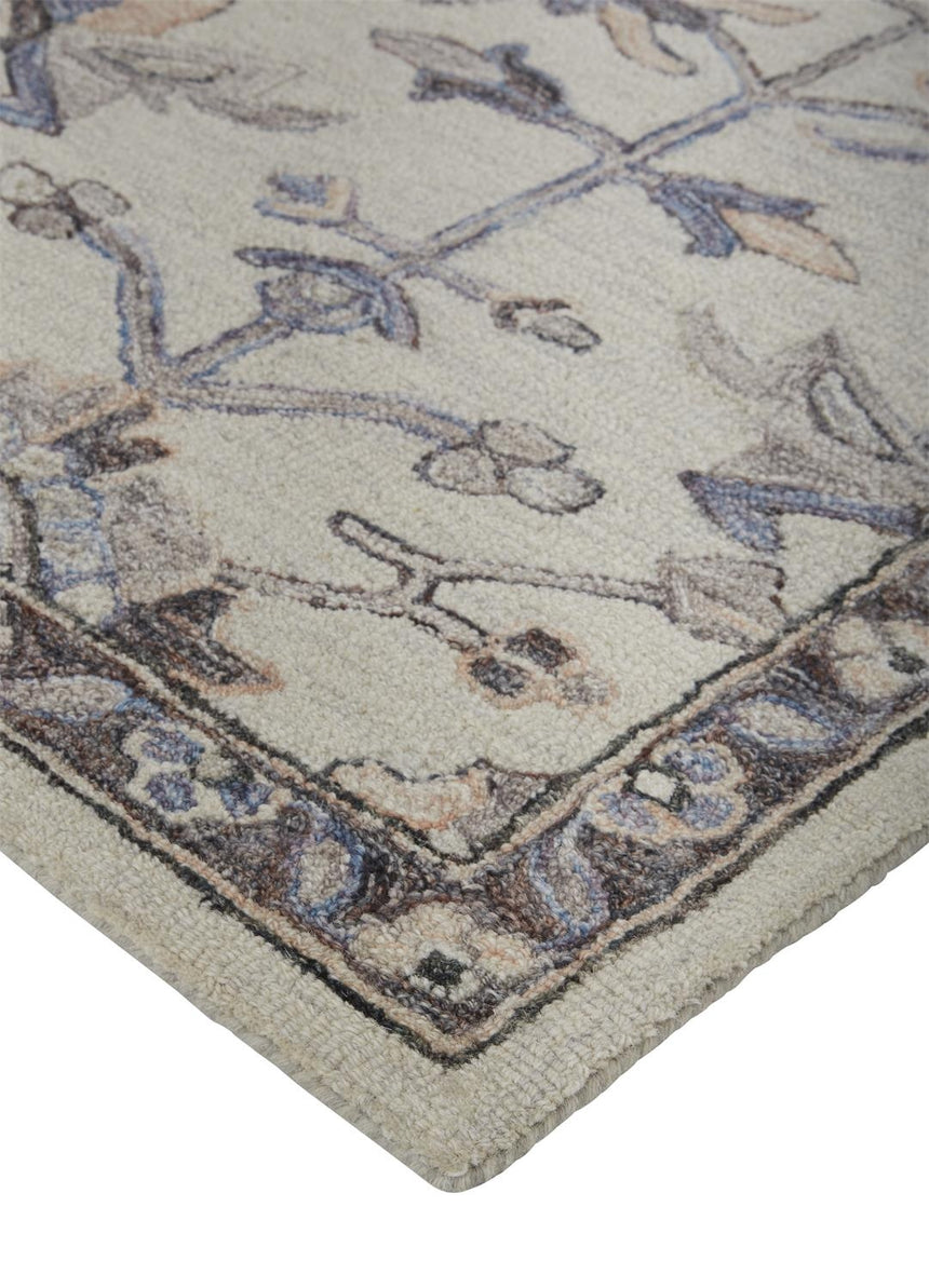 Feizy Fallon Traditional Oriental - Ivory/Gray Area Rug