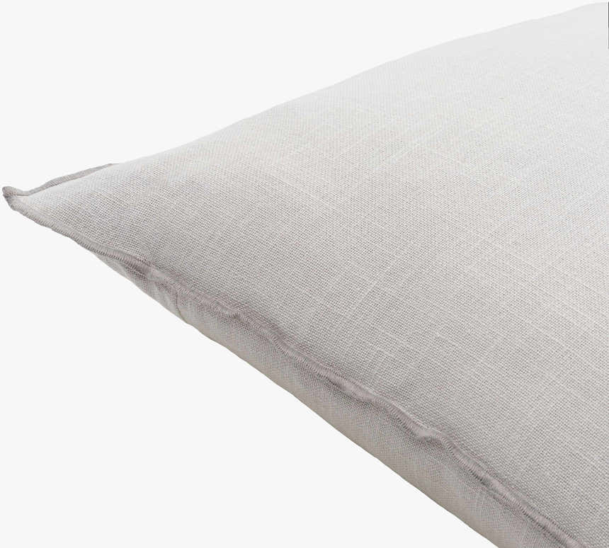 Tobin Light Gray Throw Pillow - Clearance