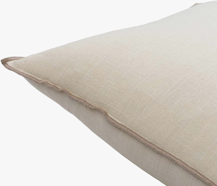 Tobin Beige Throw Pillow