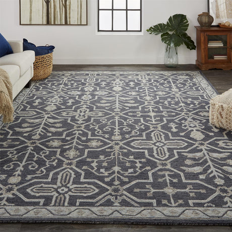 Feizy Fallon Traditional Oriental - Blue/Gray Area Rug