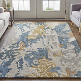 Everley Modern Hand Tufted Wool Area Rug