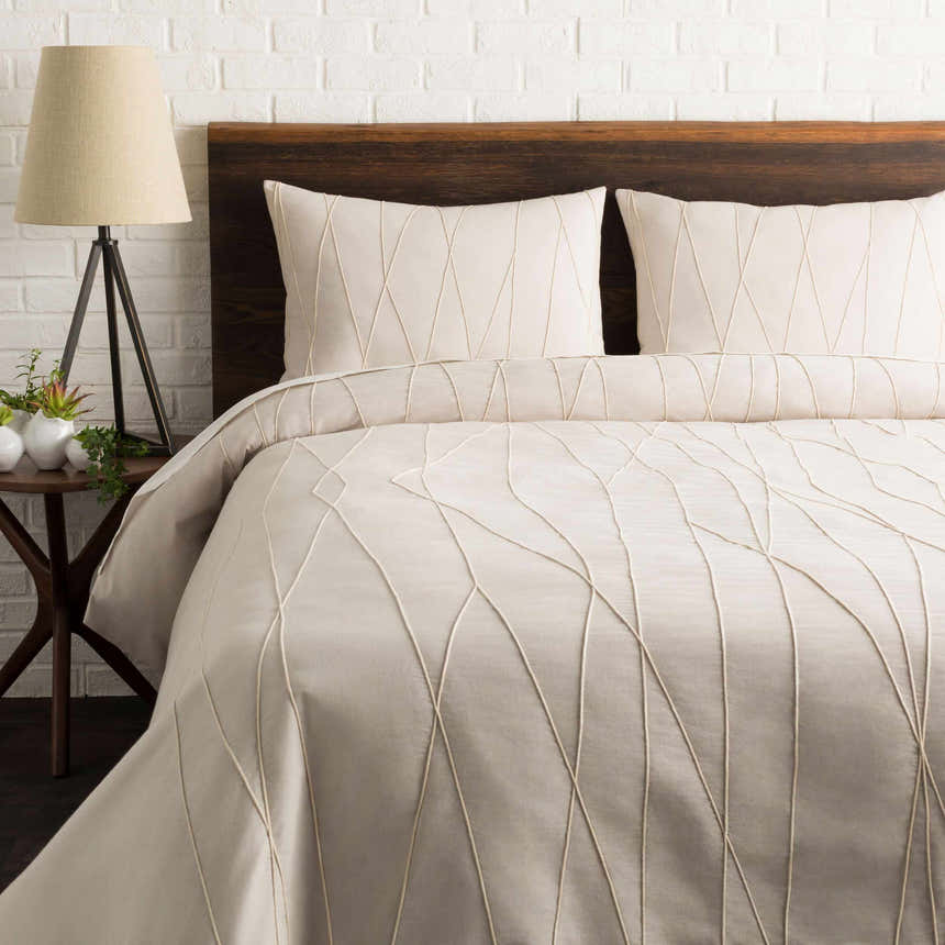 Bangui Ivory Embroidered Bedding