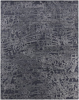 Feizy Whitton Modern Abstract - Black/Gray/Ivory Area Rug