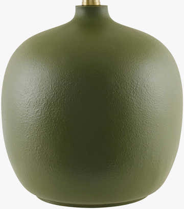 Rich Mustard Traditional Table Lamp with linen details for bedside or console tables