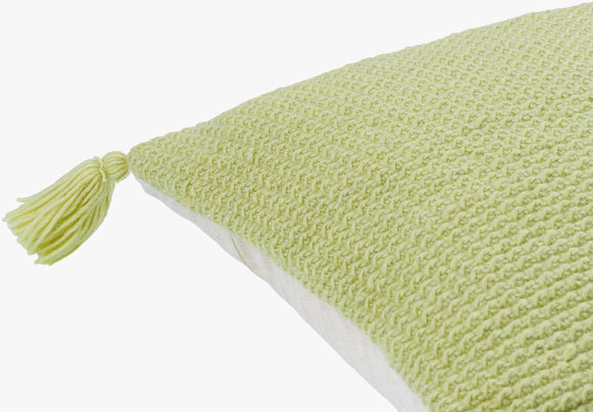 Maeve Lime Green Throw Pillow - Clearance
