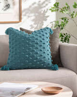 Lilka Aqua Throw Pillow - Clearance