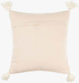 Lilka White Throw Pillow - Clearance