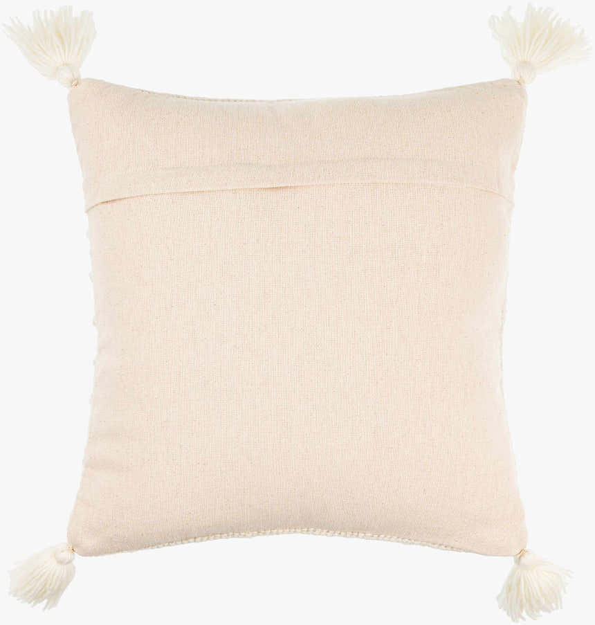 Lilka White Throw Pillow - Clearance