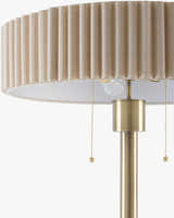 Anturio Antique Brass Classic Traditional Iron Accent Floor Lamp