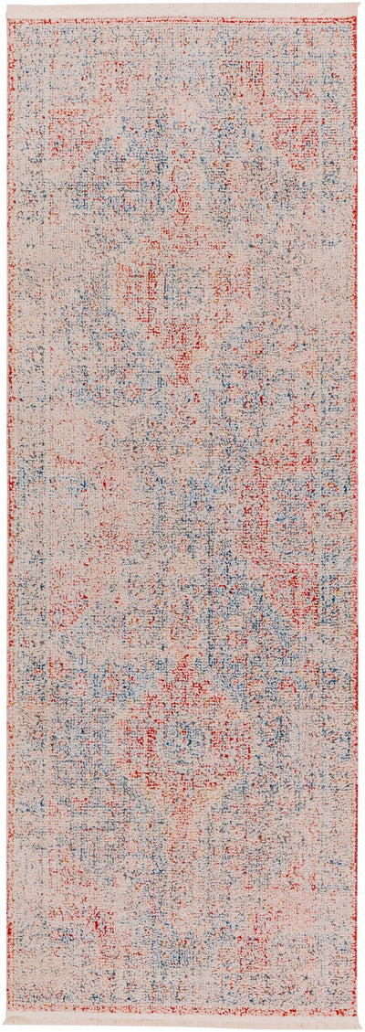 Akio Red & Blue Area Rug - Promo