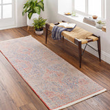 Akio Red & Blue Area Rug - Clearance