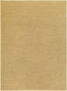 Close-up of the Levent Mustard Area Rug showing its subtle horizontal texture and warm, golden mustard color. Design-Rectangle-537